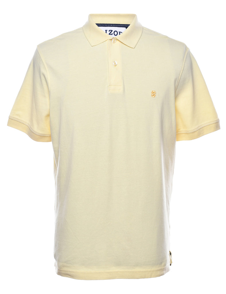 Izod Pale Yellow Polo Shirt - M