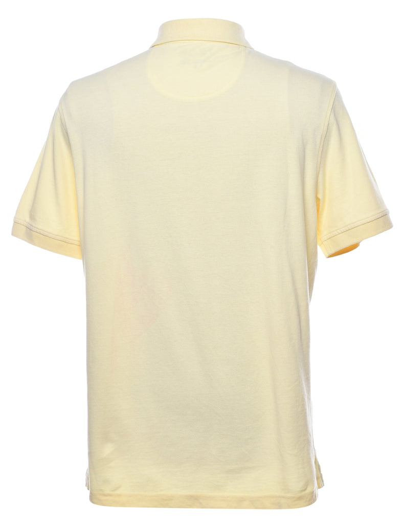 Izod Pale Yellow Polo Shirt - M
