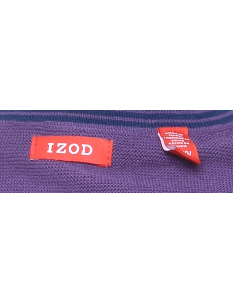 Izod Purple Jumper - XL