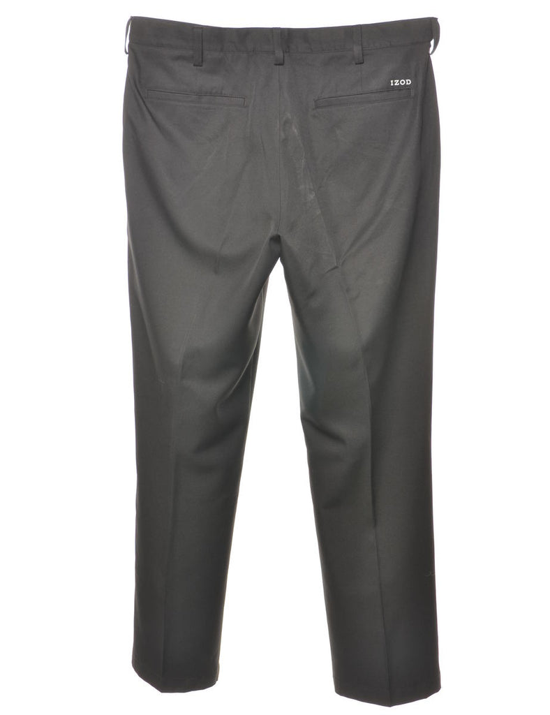 Izod Smart Black Trousers - W36 L32