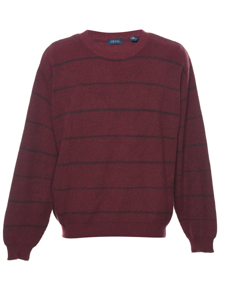 Izod Striped Jumper - M