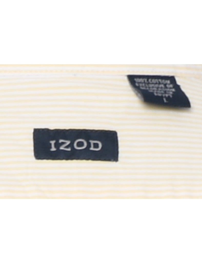 Izod Striped Shirt - L