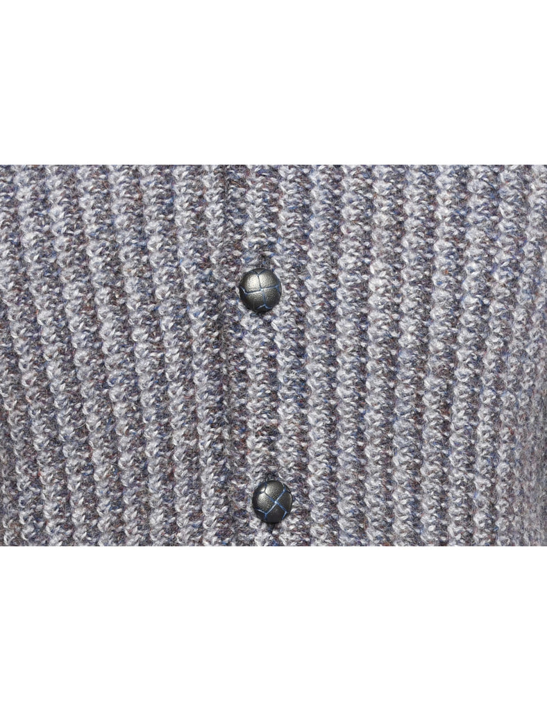 Jaegar Button Front Cardigan - M