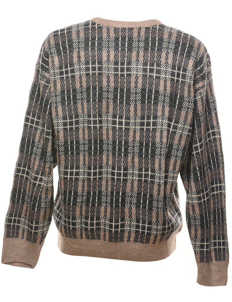 Jantzen Checked Jumper - XL