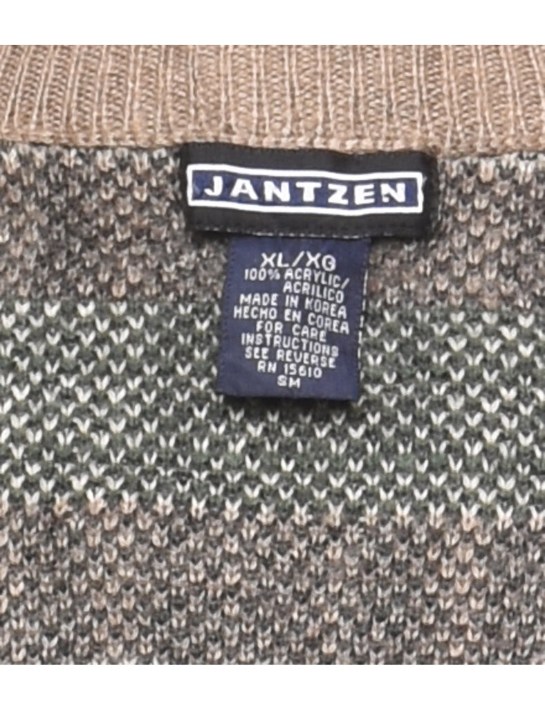 Jantzen Checked Jumper - XL