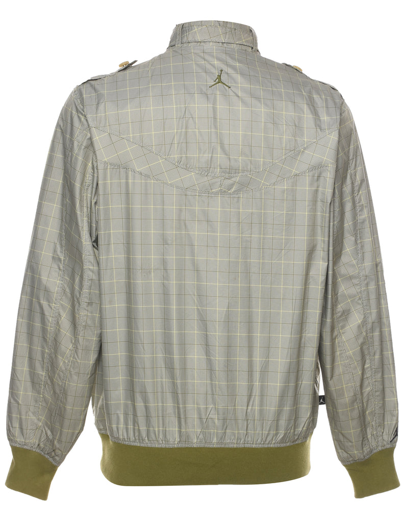 Jordan Checked Harrington Jacket - M