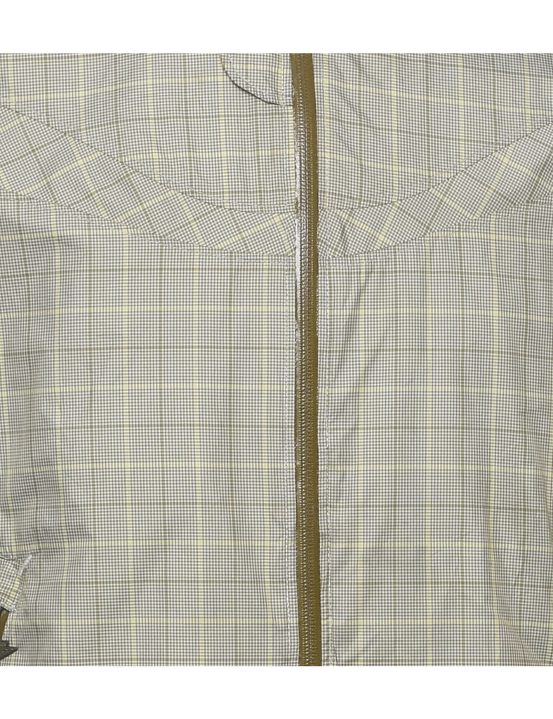 Jordan Checked Harrington Jacket - M