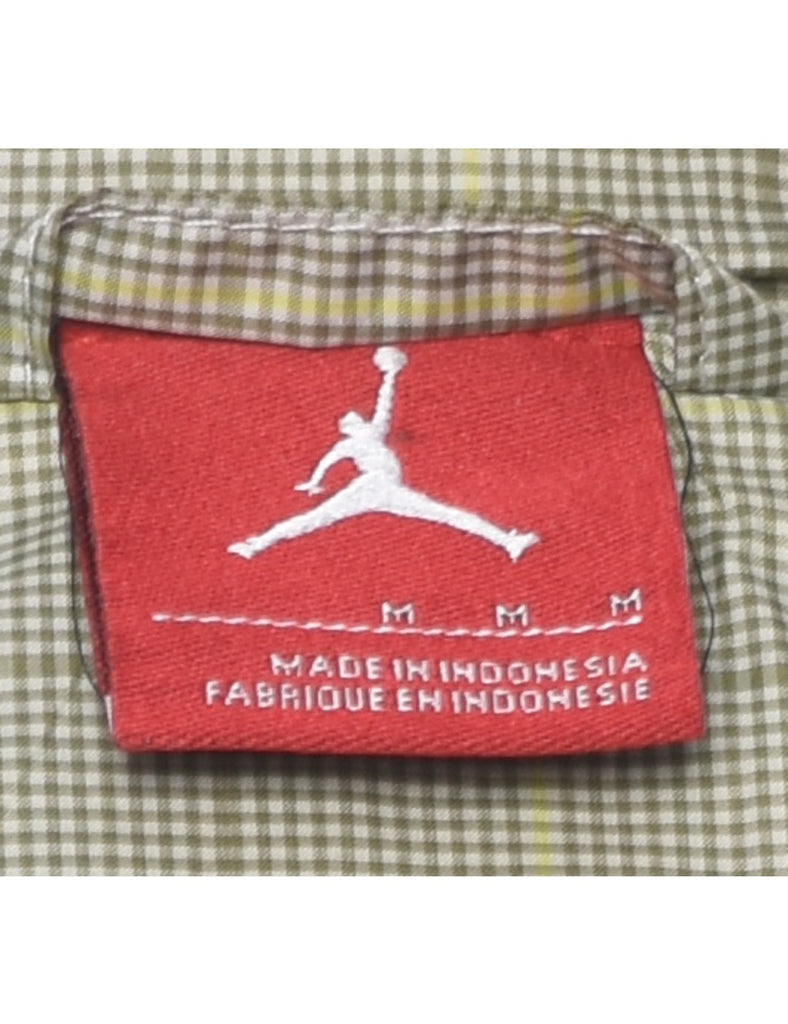 Jordan Checked Harrington Jacket - M