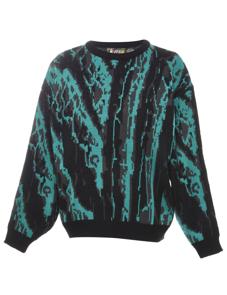 Kitsu Patterned Jumper - XL