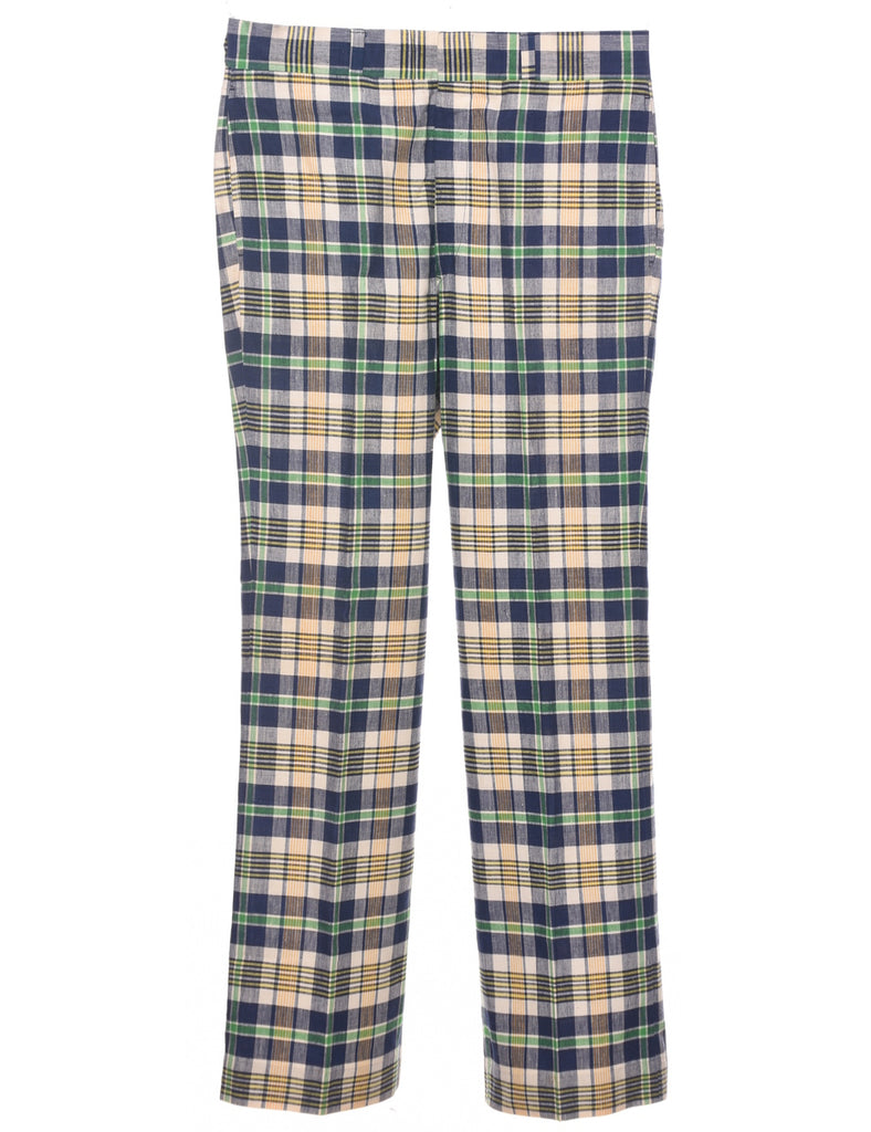 L.L.Bean Checked Pattern Trousers - W33 L32