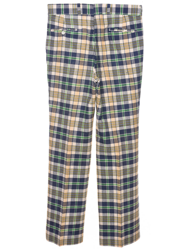 L.L.Bean Checked Pattern Trousers - W33 L32