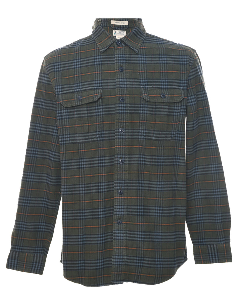 L.L. Bean Checked Shirt - M