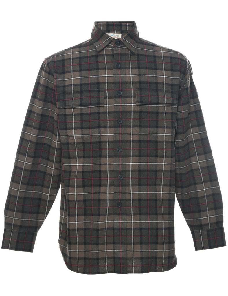 L.L. Bean Checked Shirt - S