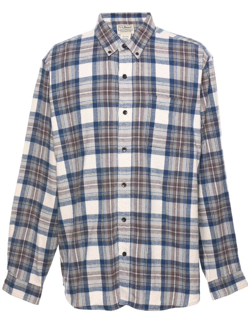 L.L. Bean Checked Shirt - XL
