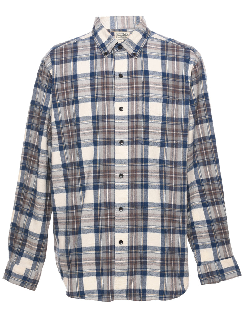 L.L. Bean Checked Shirt - L