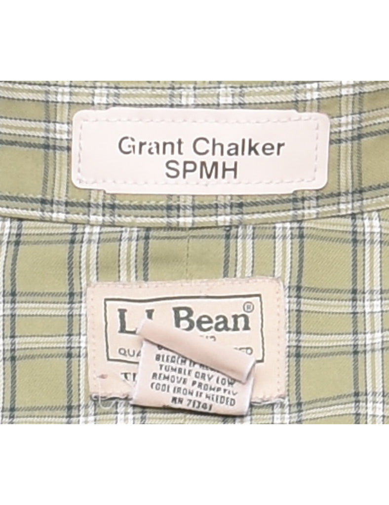 L.L. Bean Checked Shirt - XL