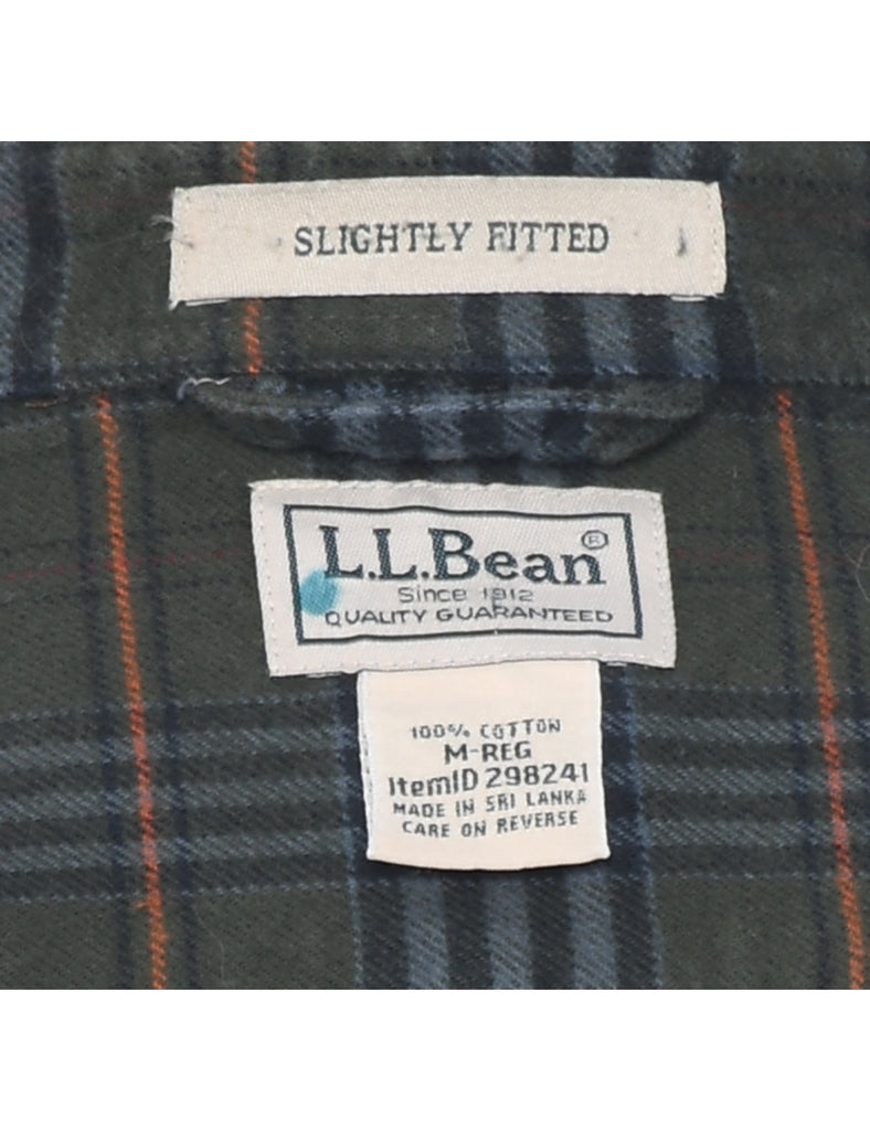 L.L. Bean Checked Shirt - M