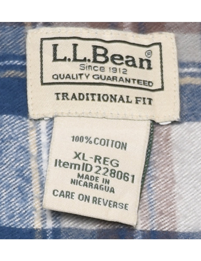 L.L. Bean Checked Shirt - XL