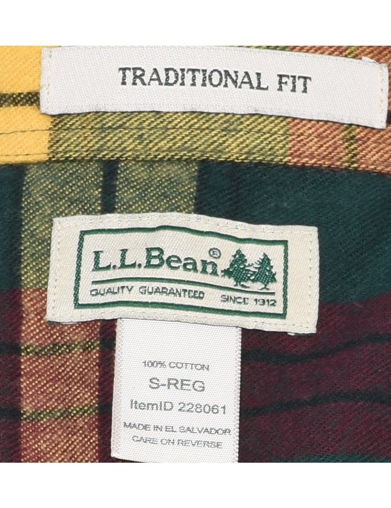 L.L. Bean Checked Shirt - S