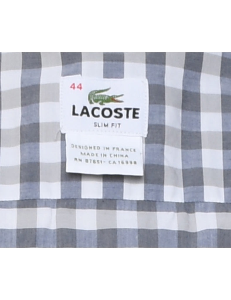 Lacoste Checked Shirt - L