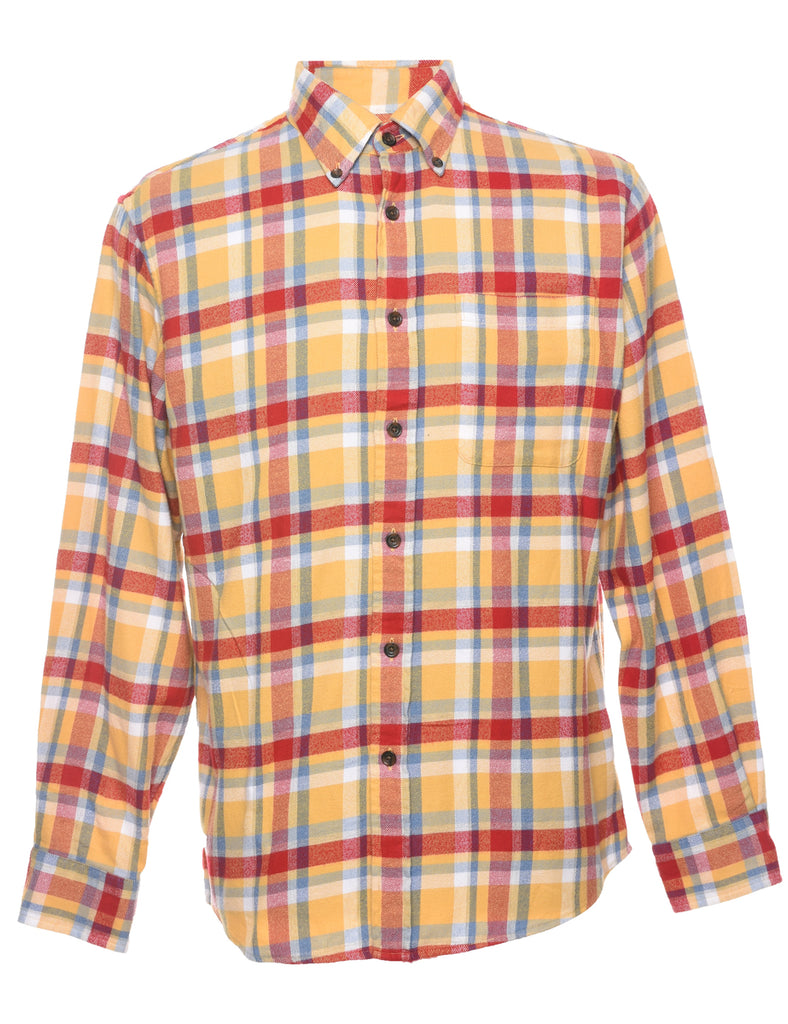 Land's End Checked Shirt - M
