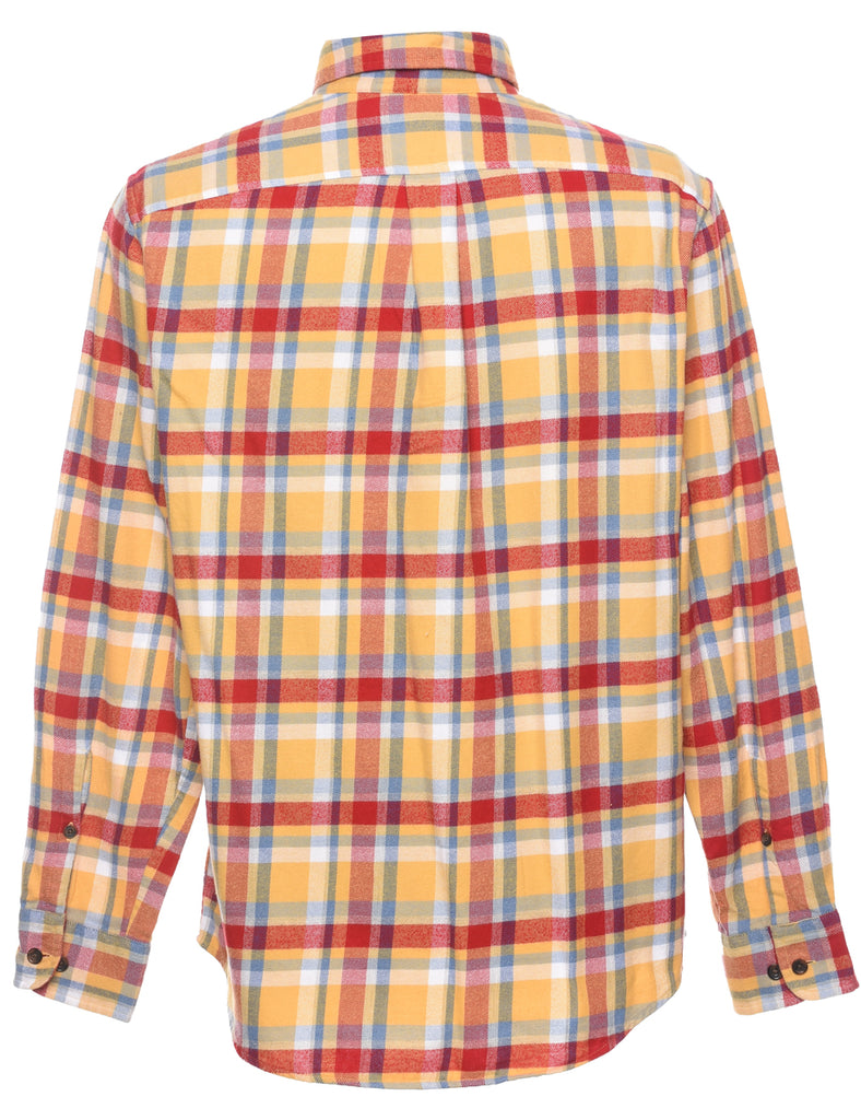 Land's End Checked Shirt - M