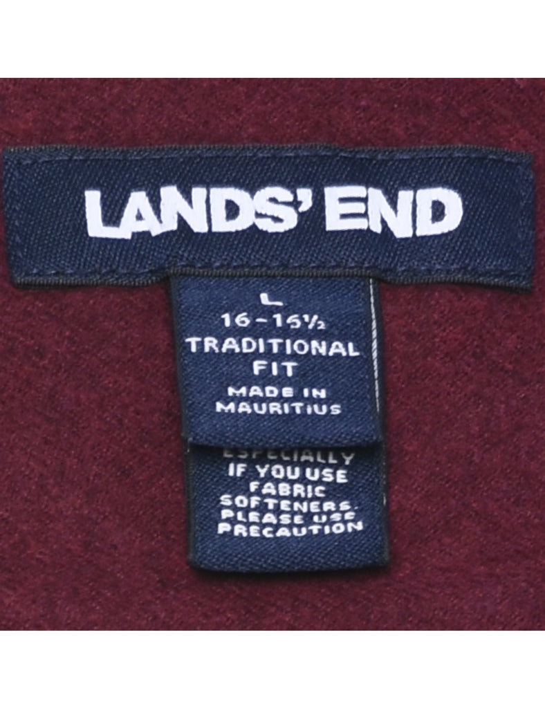 Land's End Flannel Shirt - L