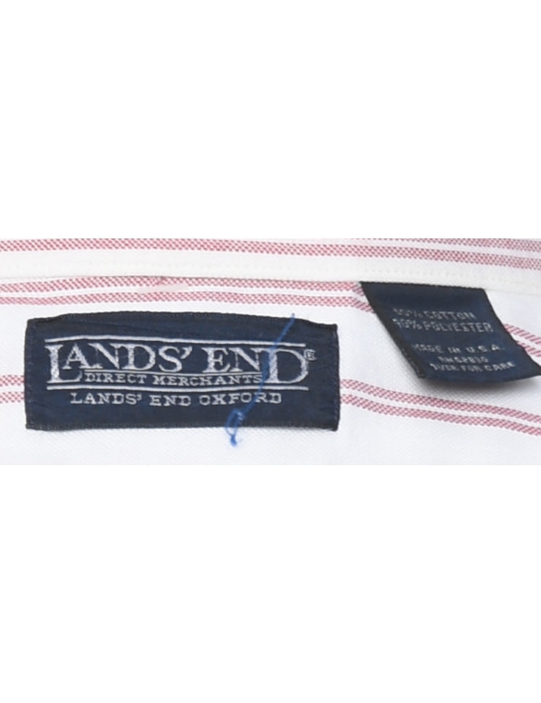 Land's End Striped Shirt - L