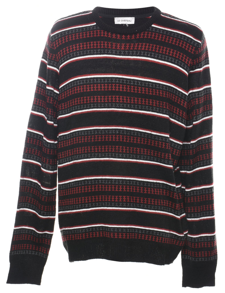 Le Chateau Striped Jumper - XL