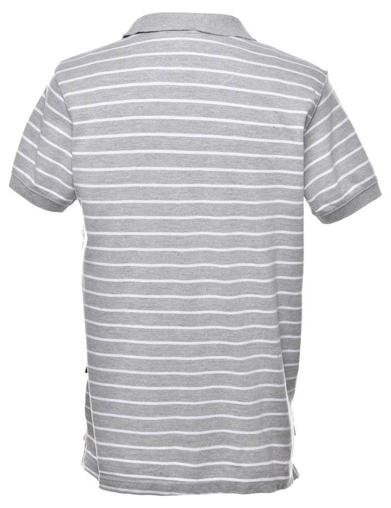 Lee Striped Polo T-shirt - L