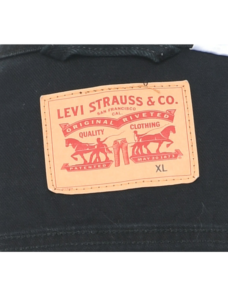 Levi's Black Denim Jacket - XL