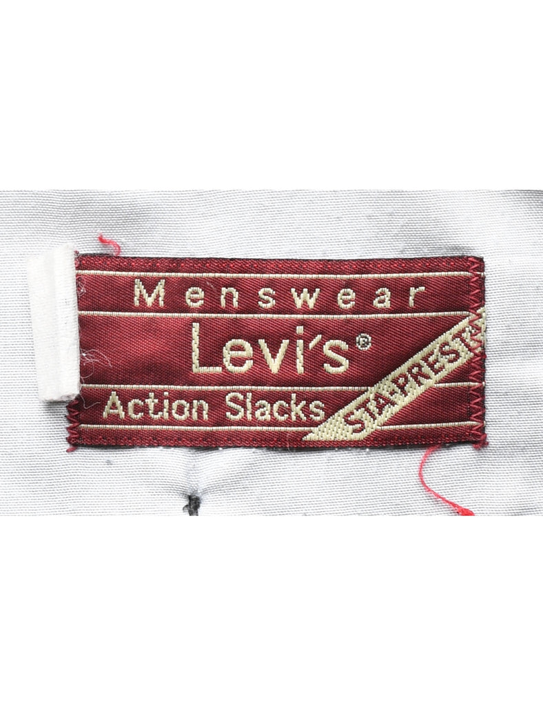Levi's Black Straight-Fit Trousers - W34 L33