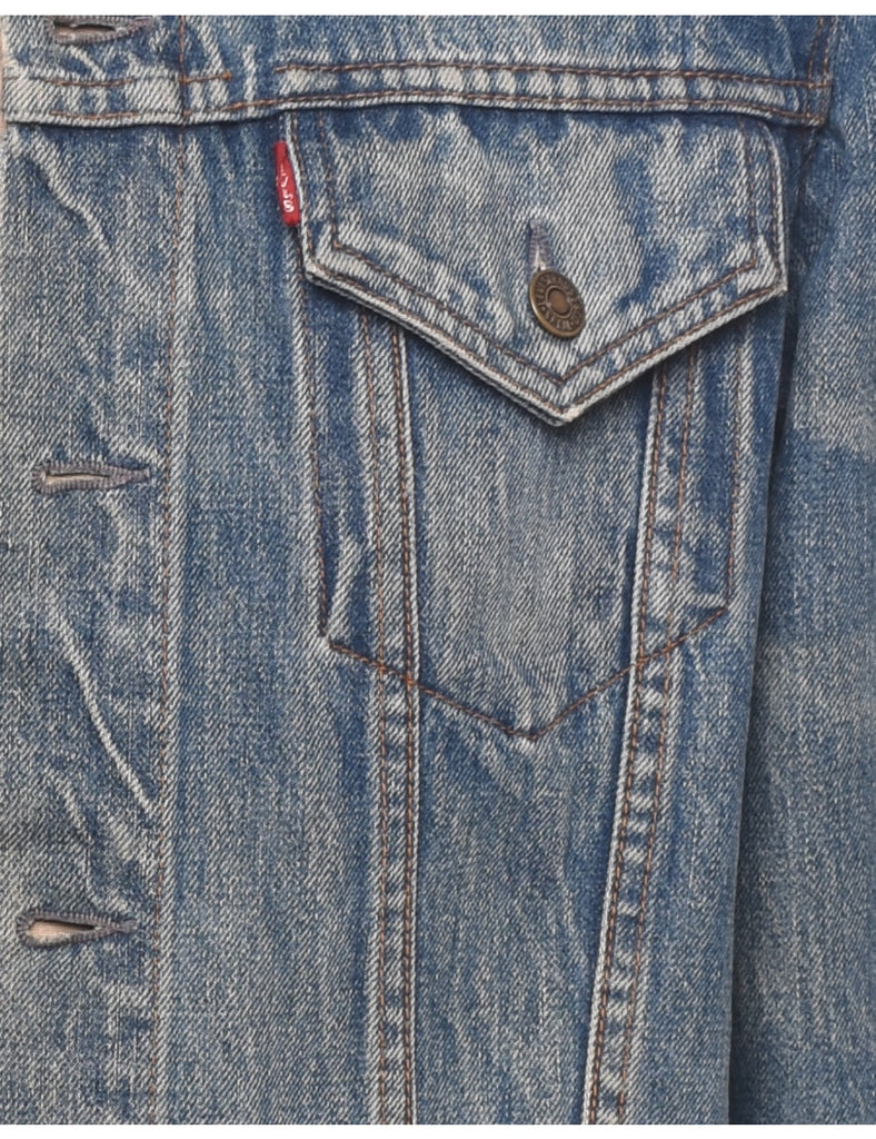 Levi's Distressed Denim Jacket - L