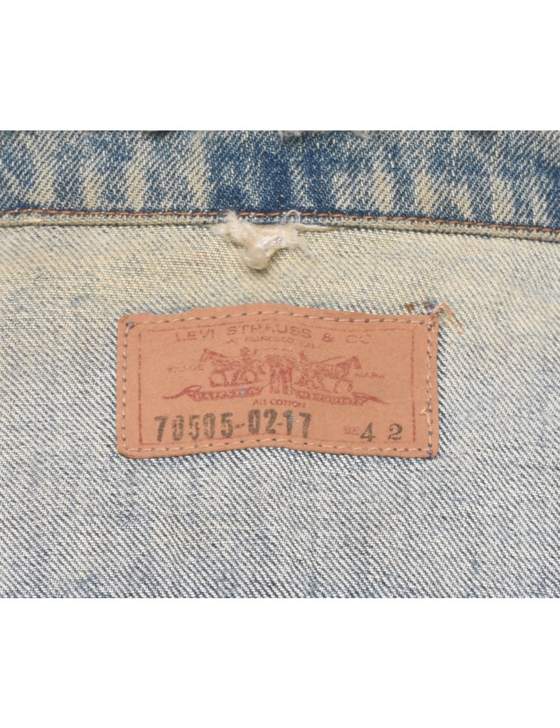 Levi's Distressed Denim Jacket - L