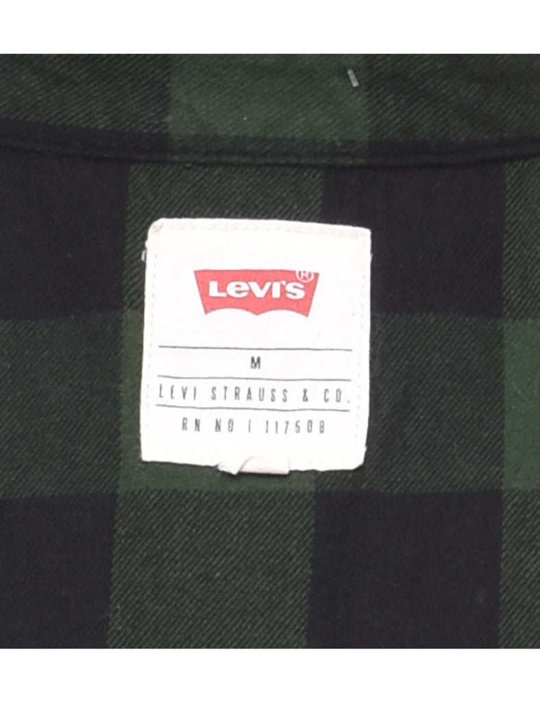 Levi's Olive Green Checked Shirt - M