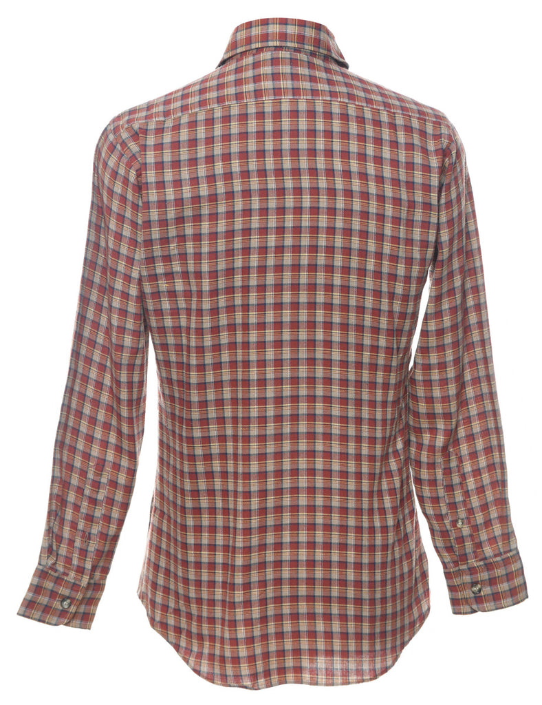 Levi's Plaid Brown Checked Shirt - S