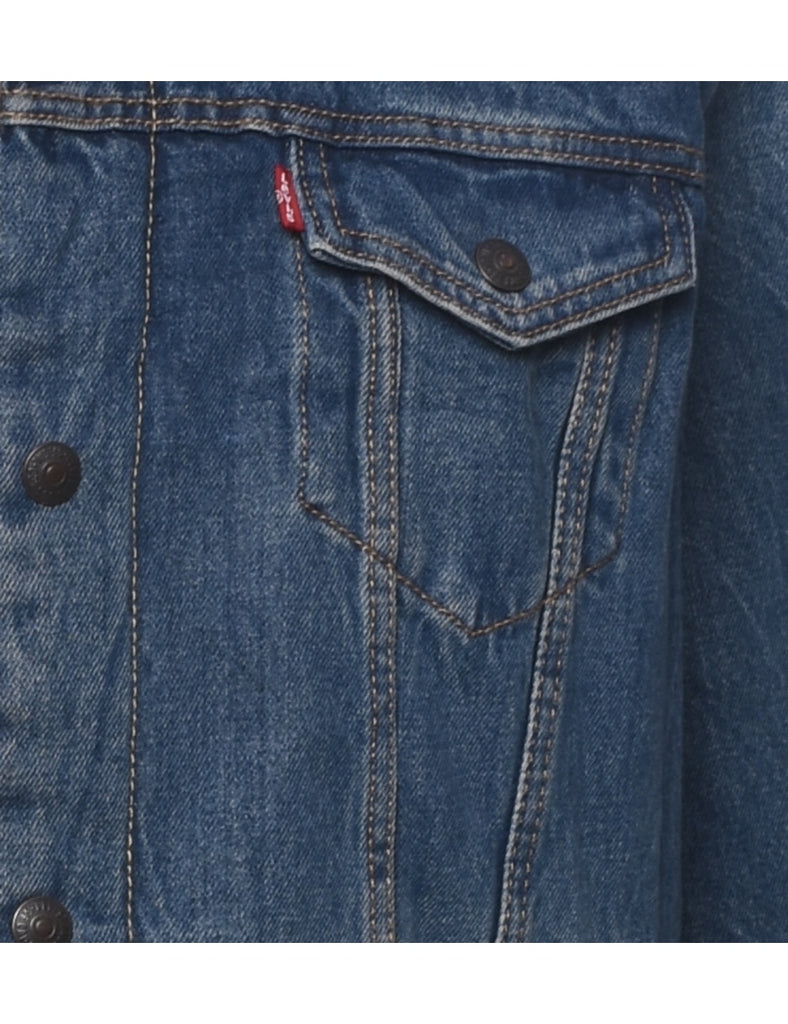 Levi's Shearling Denim Jacket - L