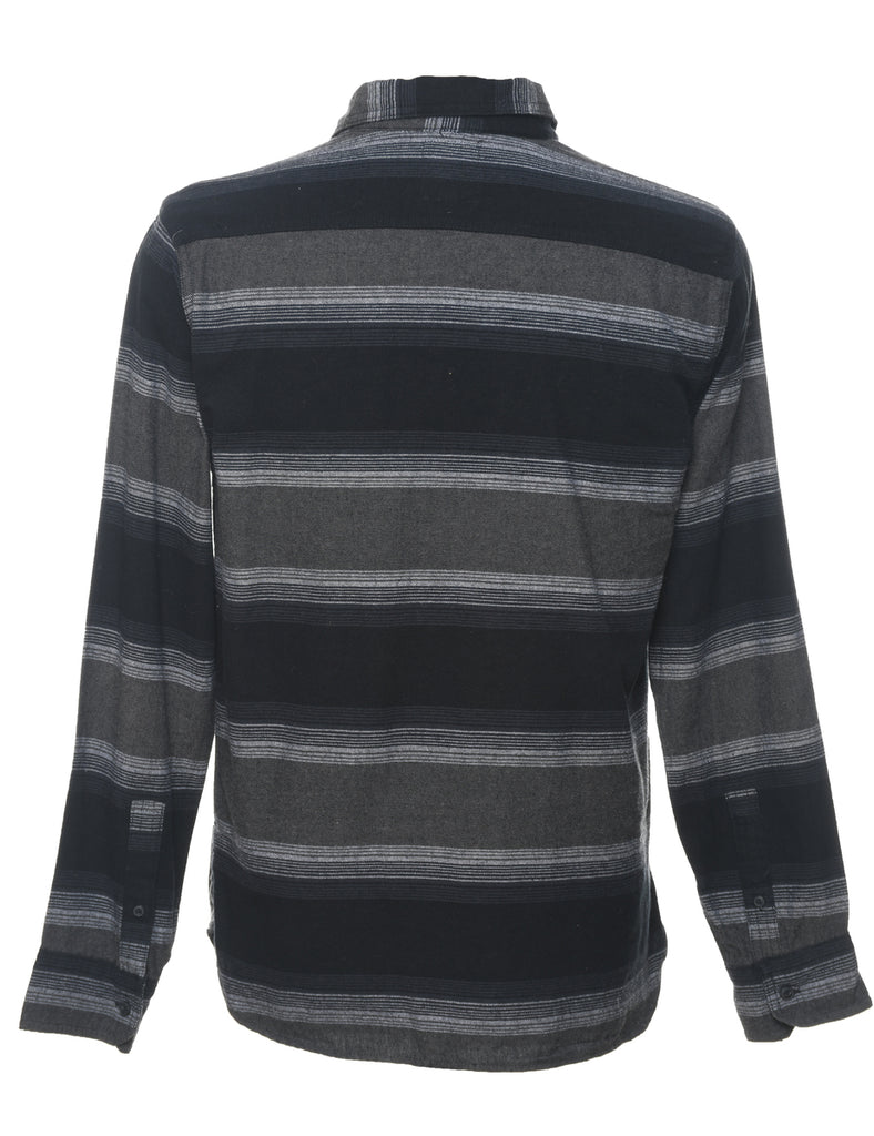 Levi's Striped Black & Grey Shirt - S