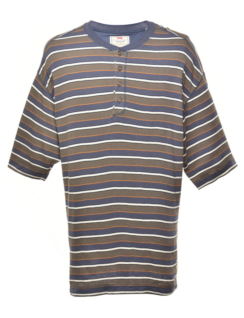 Levi's Striped Printed T-shirt - XL