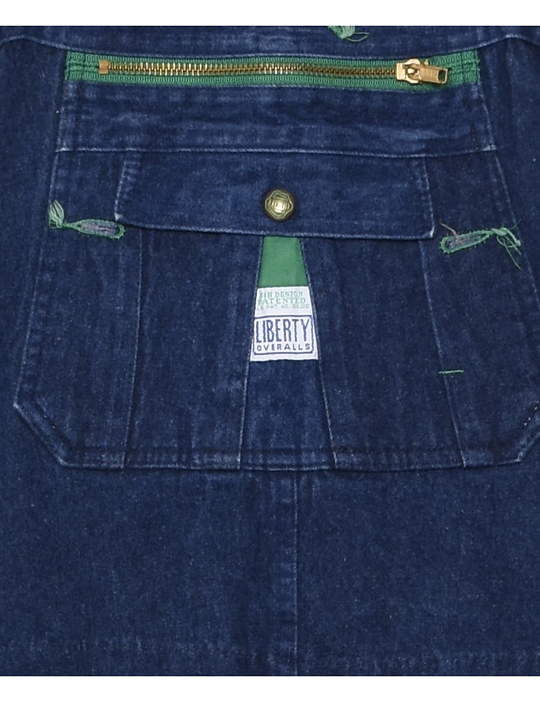 Liberty Indigo Dungaree Salopettes - XL