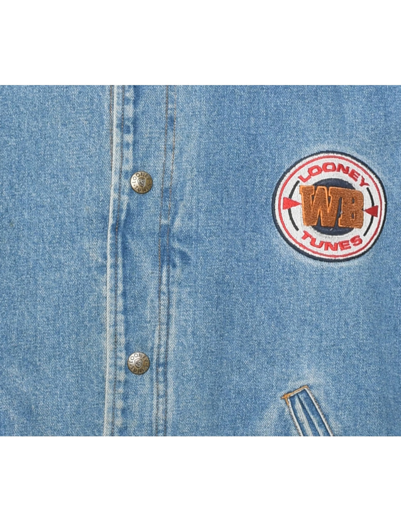 Light Blue Looney Tunes Denim Jacket - XL