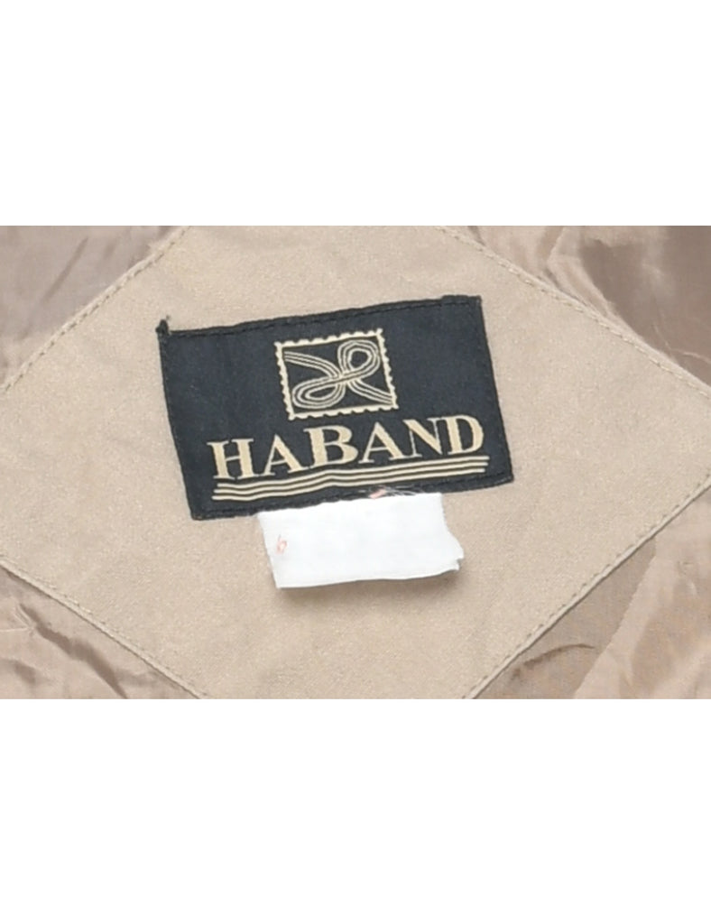 Light Brown Bomber Jacket - XL