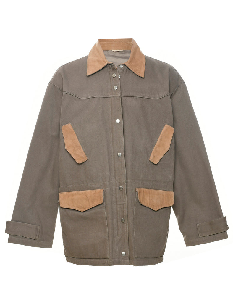 Light Brown Workwear Barn Jacket - XXL