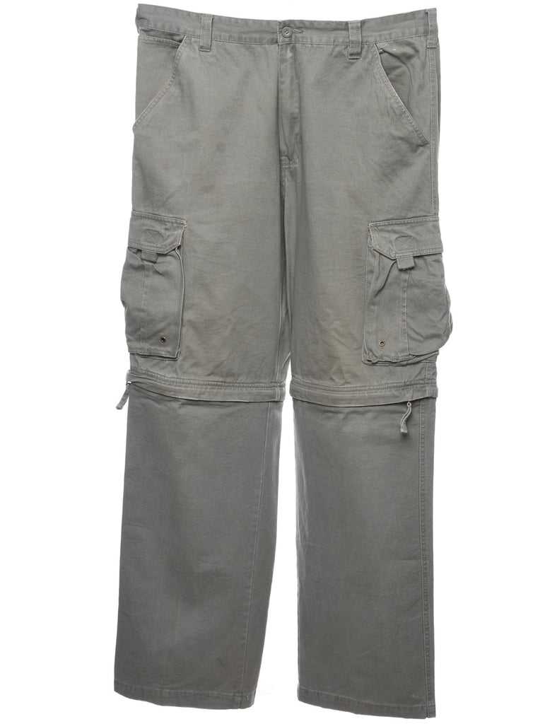 Light Green Y2K Cargo Trousers - W33 L32