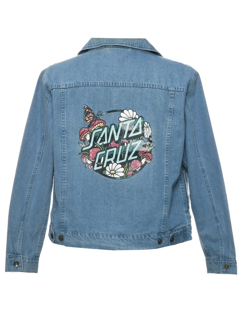 Light Wash Denim Jacket - L
