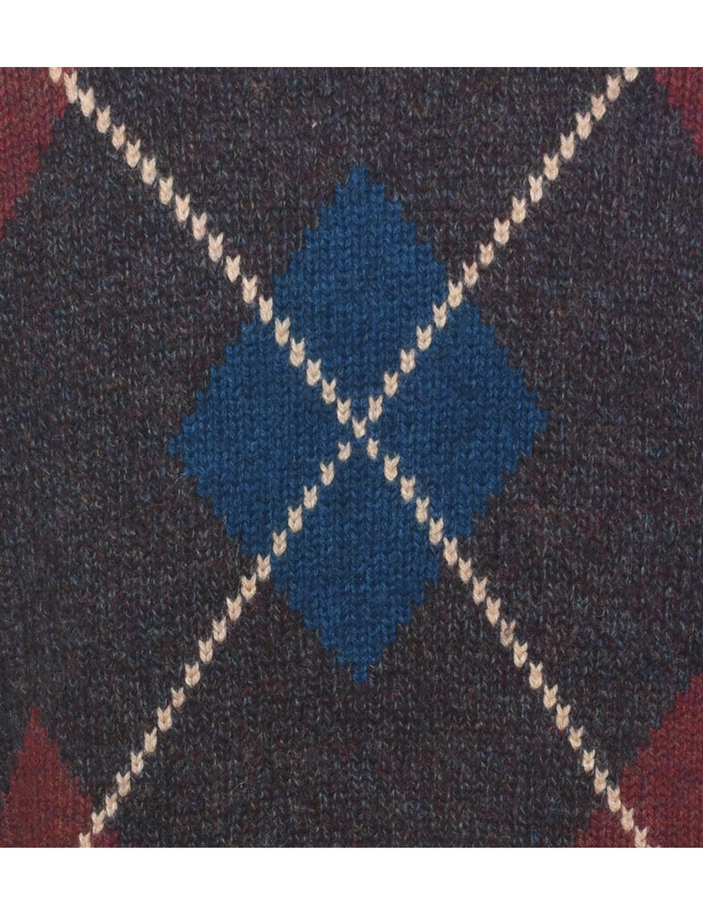 London Fog Argyle Jumper - M