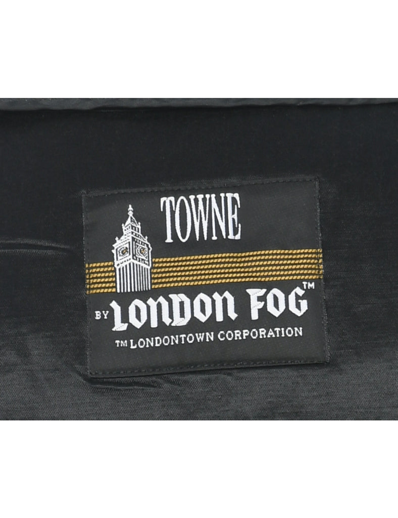 London Fog Black Trench Coat - XXL