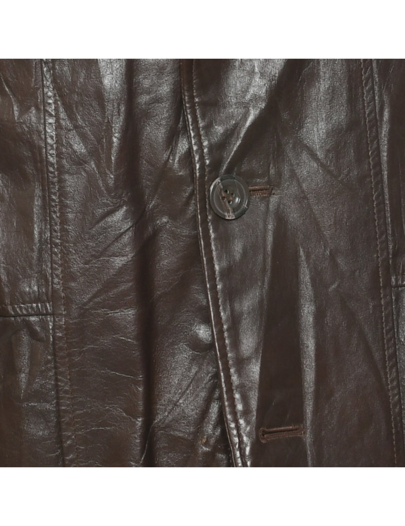 London Fog Leather Jacket - L