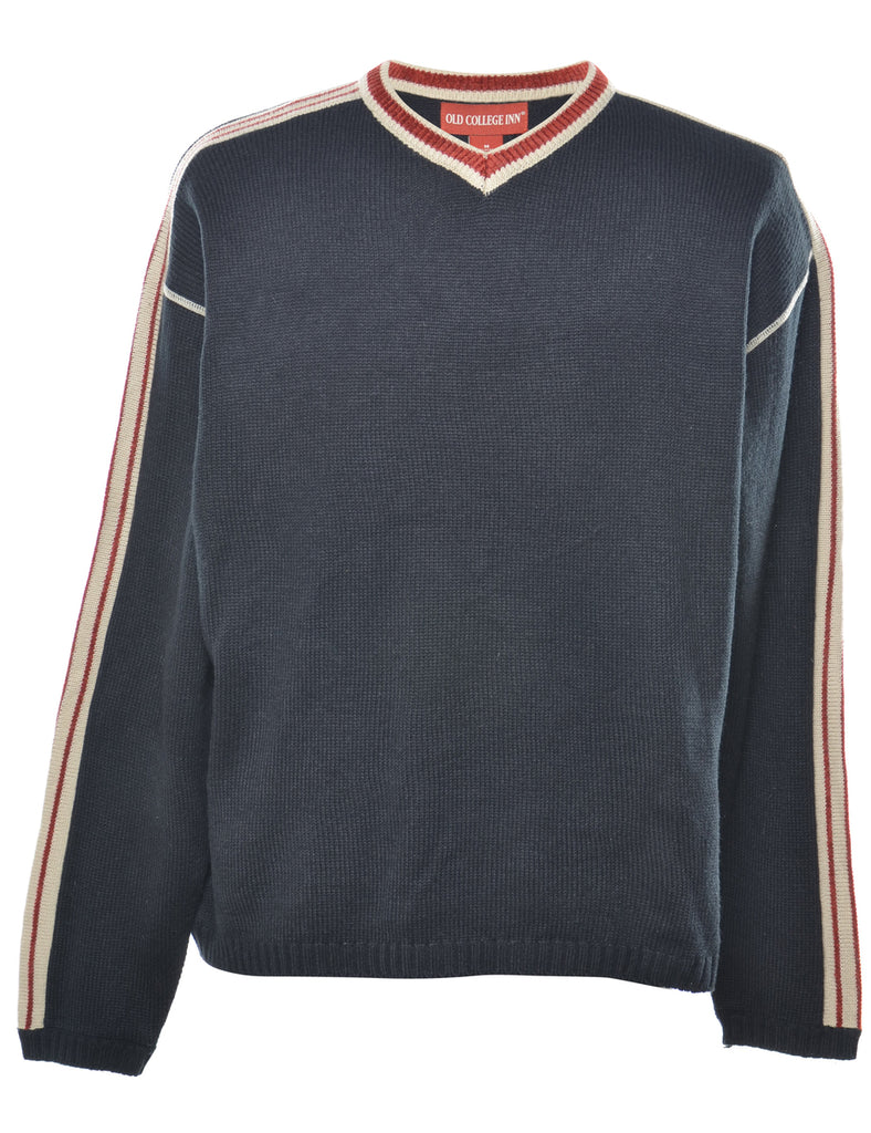 Long Sleeved Black Jumper - M