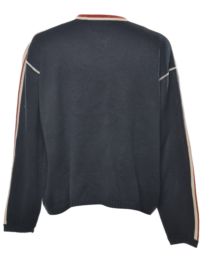 Long Sleeved Black Jumper - M